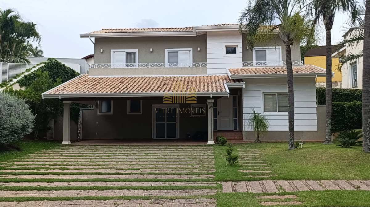 Casa a venda Alphaville Campinas 4 suites, piscina, 6 vagas aceita financiamento e FGTS - Vitré Assessoria e Negócios Ltda