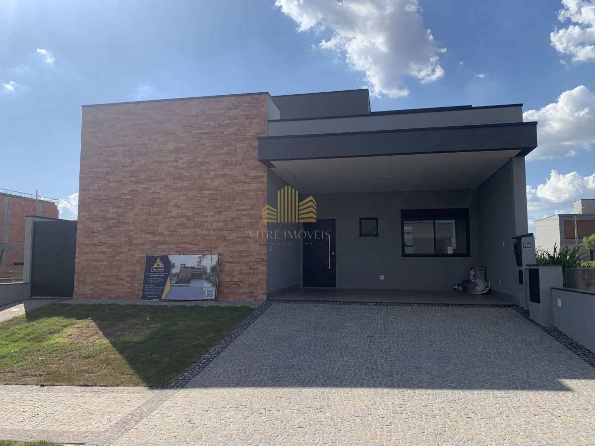 Casa de condomínio à venda em Paulínia, Parque Brasil 500, com 3 quartos, 212,86m² - Vitré Assessoria e Negócios Ltda