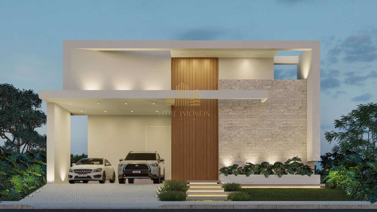 Casa de condomínio à venda em Paulínia, Parque Brasil 500, com 4 quartos, 213,78m² - Vitré Assessoria e Negócios Ltda