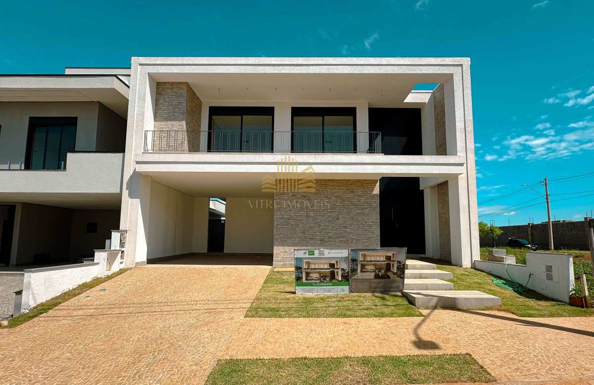 Casa de condomínio à venda em Paulínia, Parque Brasil 500, com 5 quartos, 262,64m² - Vitré Assessoria e Negócios Ltda